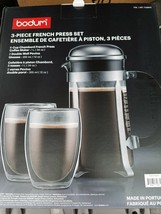 Bodum Chambord 8 Cup French Press Coffee Maker &amp; Double Wall Pavina Glas... - £47.55 GBP