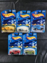 2003 Hot Wheels Wild Wave Complete Set of 5 &#39;40 Woody, Deoria II El Camino - $14.73
