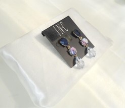 INC International Concepts Gold-Tone Triple Stone Drop Earrings B791 $29 - £9.85 GBP
