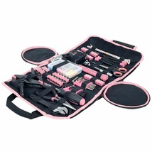 Ladies Kit 86 Pc Tool Set Hammer Pliers Screwdrivers Hex Wrench Clamps Pink - £51.67 GBP
