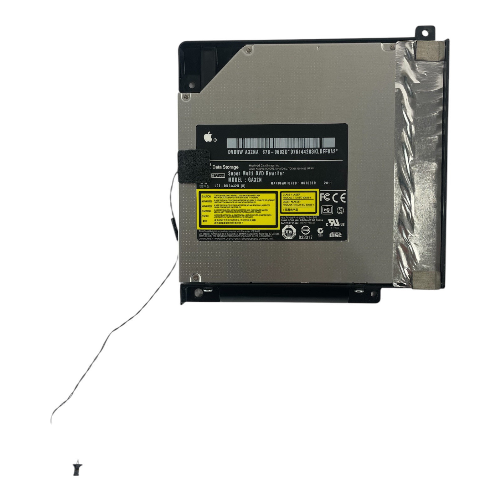 Apple iMAC 21.5&quot; A1311 DVD-RW Burner Drive SATA GA32N 678-0603E 593-1376 - $7.84