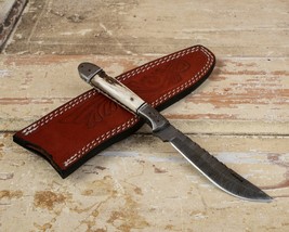9&quot; Bone Handle 266 Layer Damascus HUNTING Fillet Renaissance FEAST KNIFE... - £38.52 GBP