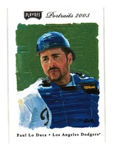 2003 Playoff Portraits #111 Paul Lo Duca Los Angeles Dodgers - £3.14 GBP
