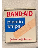 Vintage BAND-AID Sheer Strip Empty Tin 3.5&quot; X 3&quot;  *Pre-Owned/Nice* BT1 - €13,78 EUR