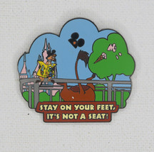Disney 2003 Wild About Safety Stay On Your Feet, It&#39;s Not A Seat Pin#22562 - $17.95