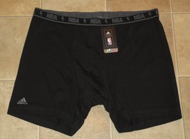 NWT Mens Adidas NBA  Boxer Briefs Compression Shorts Black-XLT - $9.89