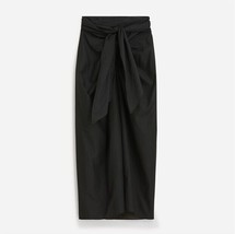 New J Crew Women Black Convertible Beach Sarong Skirt Cotton Voile Sz XS - £27.52 GBP