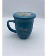 Abbey Press Coffee Tea Mug W/Lid Proverbs 31:29 Aqua Mother A Lifetime O... - $13.70 CAD