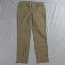 Old Navy Size 4 Khaki Pixie Mid Rise Skinny Ankle Stretch Womens Chino Pants - $19.49