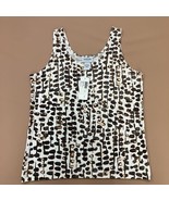NWT Chico&#39;s Travelers Tank Shell Top Womens Size 2 Large Tribal Vine Moc... - $27.72
