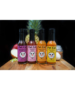 Fat Cat Mild Four Bottle Hot Sauce Gift Set Variety Pack - $25.99