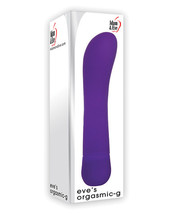 Adam &amp; Eve Eve&#39;s Orgasmic G Silicone Vibrator - Purple - £38.27 GBP