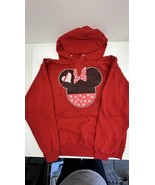Jerzee’s Woman’s Lrg Red Minnie Hooded Sweatshirt With Front Pocket - $23.02 CAD