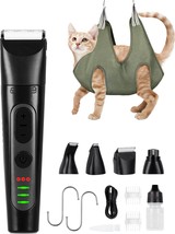 5-in-1 Dog Clippers for Grooming, Low Noise, Easy to Use, - £38.46 GBP