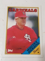Whitey Herzog St. Louis Cardinals 1988 Topps Card #744 - £0.77 GBP