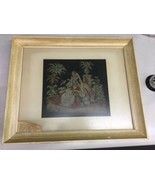 rare 1850s 19th century Petit point Embroidery on Horsehair Framed Art 2... - €2.592,49 EUR