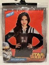 New Disney Star Wars Women’s Darth Vader Hoodie Halloween Costume Warm S... - $12.38