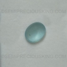 Natural Aquamarine Oval Cabochon 14.5X11.7mm Carolina Blue Color SI2 Clarity Loo - £991.13 GBP