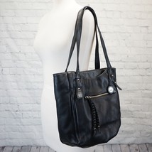 The Sak Kendra Black Pebbled Modesto Leather Multi Compartment Shoulder Bag - £29.56 GBP