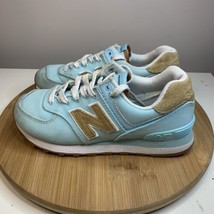New Balance 574 Encap Womens Size 6.5 Shoes Teal Blue Brown Running WL57... - £27.24 GBP