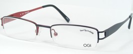 Ogi Mod. 3052B 692 Black / Electric Red Eyeglasses Glasses Frame 48-18-140mm - £74.89 GBP