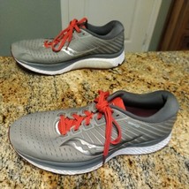 Saucony Mens Guide 13 S20548-30 Gray Running Shoes Sneakers Size 9 - $54.45