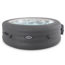 Intex SimpleSpa 4 Person Portable Inflatable Hot Tub Jet Spa with Pump and Cover - £514.33 GBP