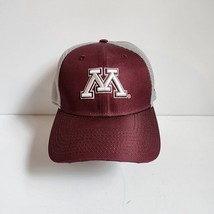 MN Golden Gophers Fitted Hat Baseball Cap New Era Size Small/Medium Maroon Gray - $16.82