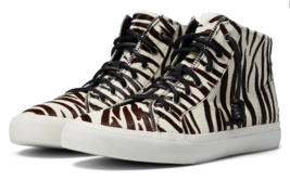 Sperry x Rebecca Minkoff High-Top Sneakers Athletic Zebra Calf hair sz 9 women - £35.49 GBP