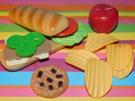Subway Childrens Play Food Lot B Hoagie Sandwich Chips Daycare Educational Food - £14.83 GBP