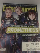 May 2012 Entertainment Weekly Promtheus  Cover - $166.65 MXN