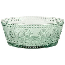 SAGE GREEN CODI GLASS BOWL LARGE 7&quot; SET OF 2 - $49.45