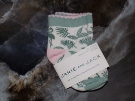 Janie and Jack Tropical Print Scalloped Top Socks Size 0 to 6 Month&#39;s Gi... - £4.99 GBP