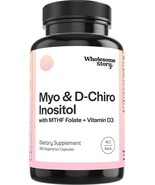 Myo-Inositol &amp; D-Chiro Inositol Capsules with MTHF Folate Vitamin D | Su... - $95.80 CAD