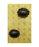 Goody Jeweled Hair Clips - 2006 - Brownish Green Stones - $12.87