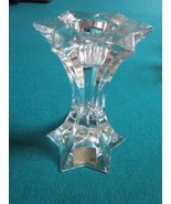 Compatible with Mikasa Crystal Candle Holder 4 1/2&quot; Tall [*GL-10] - $700.92 MXN