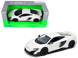 McLaren 675LT Coupe White 1/24-1/27 Diecast Model Car by Welly - $40.14