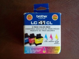  Brother Tri-Color Inkjet Printer Cartridge, 3Pk (LC41CL) - £23.68 GBP