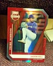 2021 Panini Elite Extra Edition Jaden Hill #44 Prime Numbers #d 146/231 Die Cut - £4.44 GBP