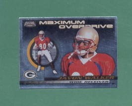 2002 Pacific Exclusive Javon Walker Maximum Overdrive Packer - $1.50