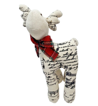 Vintage Commonwealth Plush Weight Christmas Moose Decoration Stuffed 13&quot; - £12.59 GBP