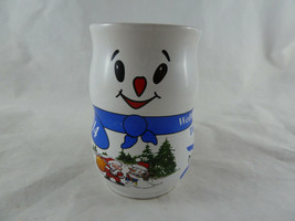 German Christmas mug Weihnachtsmarkt, 2014 Snowman winter scene Mohaba - $195.03 MXN