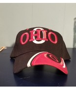 Ohio State Adjustable Baseball Cap Hat Black Red White FREE SHIPPING NEW... - £9.82 GBP