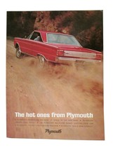 1966 PLYMOUTH THE HOT ONES AD 426 HEMI BELVEDERE NHRA DRAG-ON-LADY HEMI-... - $10.00