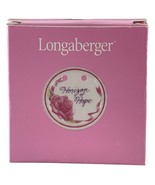 Longaberger Horizon of Hope Basket Tie-On Pink Floral 1998 Original Box ... - $9.64
