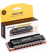 East Top Harmonica C, Updated Diatonic Blues Deluxe Harmonica C Key 10 H... - £27.23 GBP