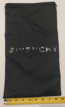 Authentic Givenchy Black Cotton Drawstring Dust Bag lined in white 8½” x... - $16.82