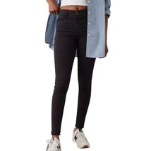 American Eagle Black Mid Rise Jeggings Super Stretch Sateen Skinny Jeans... - $26.34 CAD
