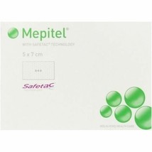 Mepitel Safetac Wound Dressings x 5 (Choose 5x7/8x10/12x15/20x32) - £14.40 GBP