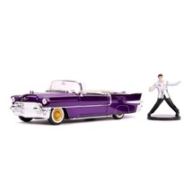 Elvis 1956 Cadillac El Dorado 1:24 w/ Figure Hollywood Ride - £51.79 GBP